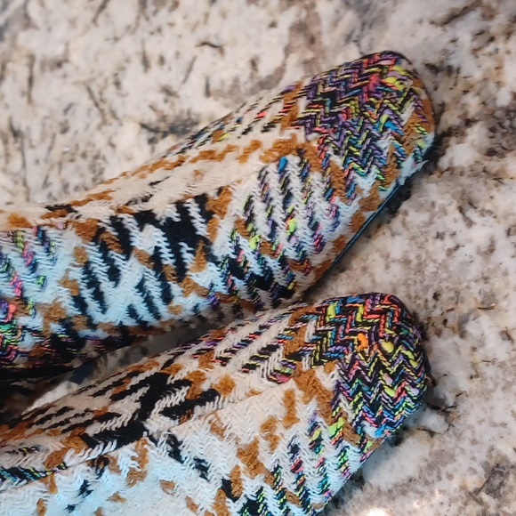 NEW Gianni Bini Women's Palmero Flannel Plaid Snip Toe Kitten Heel booties SZ 5 - Picture 10 of 16